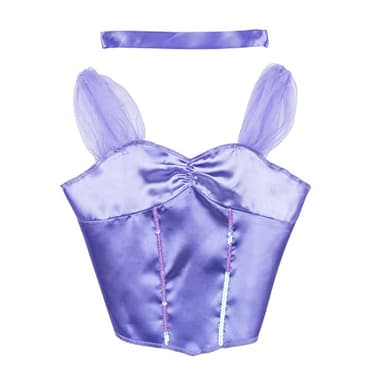 Disney Princess Dress Up Trunk – 21-Piece Deluxe Costume Set Featuring Ariel, Jasmine, Tiana & Rapunzel Outfits with Accessories & Storage Trunk – Amazon Exclusive - Image 11