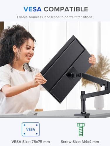 UPERFECT 22" QLED 2K Portable Monitor w/VESA & 180° Adjustable Stand, 2560×1440 QHD FreeSync HDR Gaming Display, USB-C HDMI Travel Second Monitor for Laptop, Switch, Phone - Image 6