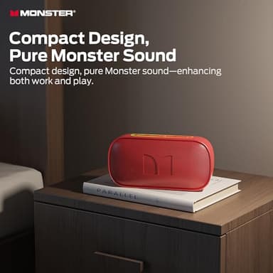 Monster S150 Speaker, Strong Bluetooth 5.4, IPX7 Waterproof Wireless Speaker, Support Sulti-Channel Connection, HD Hands-Free Calling, Compact Design Bluetooth Speakers - Image 2