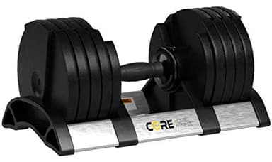 Core Fitness® Adjustable Dumbbell Weight Set by Affordable Dumbbells - Space Saver - Dumbbells for Your Home - Image 4