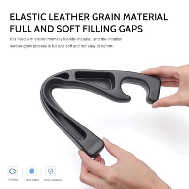 Lalalancer 2PCS No Drop Seat Guard,2025 New Car Seat Side Gap Filler Organizer, Drop Seat Guards for Cars(Black) - Image 4