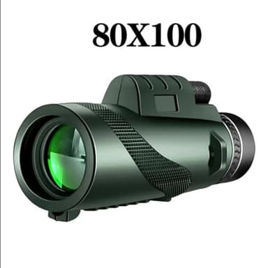 Monocular Telescope with Phone Mount, 80x100 High Power, Green Style (40 * 60) - Image 2