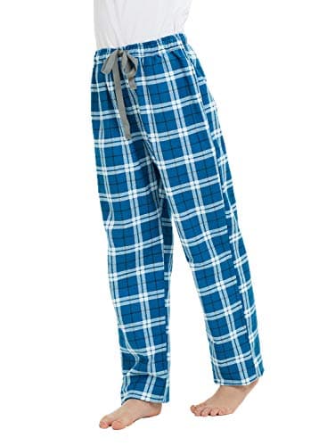 HiddenValor Big Boys Cotton Pajama Lounge Pants (Cyan Blue, L) - Image 3