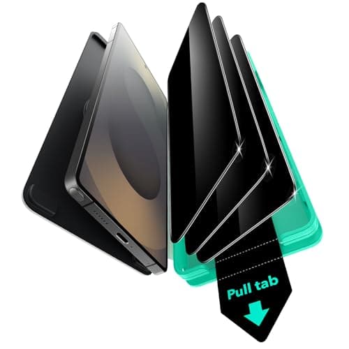 ESR 3 Pack for Samsung Galaxy S25 Ultra Privacy Screen Protector, 9H+ Hardness Tempered Glass with Easy Installation UltraFit tray for Galaxy S25 Ultra [6.9”], Anti-Spy - Image 1