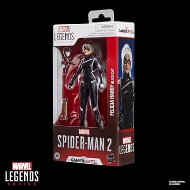 Marvel Legends Series Gamerverse Black Cat Felicia Hardy, Spider-Man 2 Video Game-Inspired Collectible 6 Inch Action Figure - Image 10