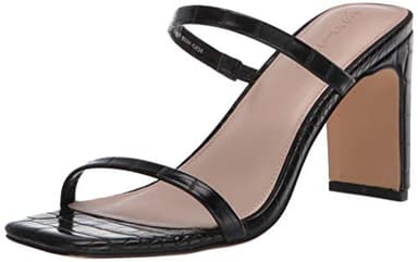 The Drop Women's Avery Sandal, Black, 7 B US - Image 1