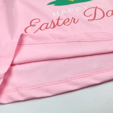 Baby Girl Bunny Shirts Toddler Easter Day T-Shirt Short Sleeve Rabbit Outfit Kids Easter Eggs Tee Top 2T - Image 8