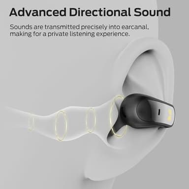 Monster Open Ear AC228 Wireless Headphones, Clip-On Earbuds, Adaptive Comfort, Immersive Audio, Bluetooth 6.0 Open Ear Earphones with ENC Clear Call, 30H Playtime, IPX5 Water Resistant, Black - Image 4