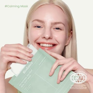 BIODANCE Refreshing Sea kelp Real Deep Mask, Overnight Hydrogel Mask, Calming, Oil & Sebum Control, Blemish Care, Korean Skincare, Stocking Stuffers for Teen Girls | 1.19oz(34g) x 4ea - Image 2