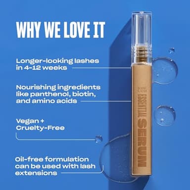 Babe Original Babe Lash Serum - Fuller & Longer Looking Eyelashes, Clear Essential Serum for Natural Lashes and Lash Extensions, 2mL, 3-month Supply - Image 5
