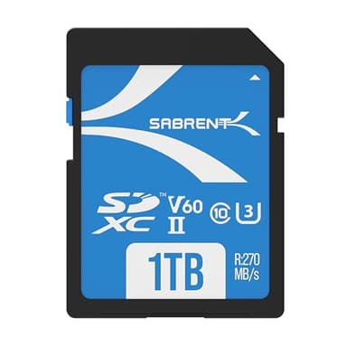 SABRENT Rocket V60 1TB SD UHS-II Memory Card R270MB/s W170MB/s (SD-TL60-1TB) - Image 1