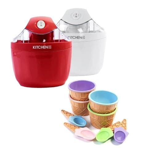Kitchen HQ 2-pack Ice Cream Makers with Cups and Spoon (Renewed) - Image 1