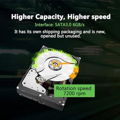 Seagate Skyhawk 12TB Video Internal Hard Drive HDD-3.5 Inch SATA 6Gb/s 7200PRM 256MB Cache for DVR NVR Security Camera System with Rescue Services (ST12000VX0017/0007) (Renewed) - Image 4