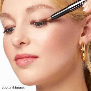 Julep Eyeshadow 101 Cream-to-Powder Waterproof Shadow Stick – Cocoa Shimmer – Long-Lasting, Crease-Proof, Chocolate Brown Shimmer Cream Eyeshadow with Built-in Smudger - Image 3