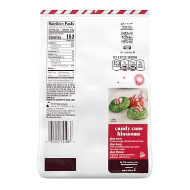 HERSHEY'S KISSES Candy Cane Flavored, Christmas Candy Bulk Bag, 31.67 oz - Image 2