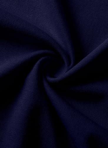 JMIERR Men's 3 Pack Cotton Hipster Hip Hop Longline Crewneck T-Shirt, Short Sleeve Gym Workout Athletic T Shirts for Men Pack,XL, Black/Navy Blue/Pink - Image 6