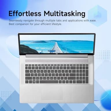 HP Premium 17.3" Touchscreen Laptop, 8-Cores Intel Core i3-N305, 16GB RAM, 128GB eMMC + 1TB SSD, Webcam, HDMI, Wi-Fi 6, Windows 11 S, Silver - Image 7