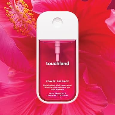 Touchland Power Essence Hydrating Body & Hair Fragrance, Lush Tropicale, 2 FL. OZ. Travel Size Body Mist - Image 3