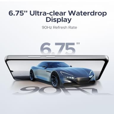 DOOGEE Note 58 Unlocked Cell Phone,Android 15 Smartphone with 32GB+128GB/2TB TF Expand,6250mAh Battery, 6.75"HD+ 90Hz Cellphone,4G Dual SIM Mobile Smart Phones, Widevine L1/NFC/OTG/Face Unlock,Natural - Image 7