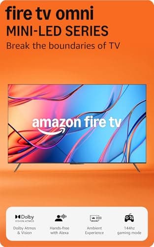 Amazon Fire TV 85" Omni Mini-LED Series, QLED 4K UHD smart TV, Dolby Vision IQ, 144hz gaming mode, Ambient Experience, hands-free with Alexa, 2025 release - Image 7