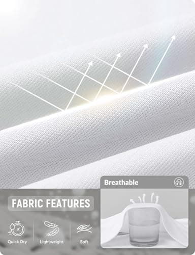 baleaf Women's Sun Shirts UPF 50+ Hoodie Long Sleeve Spf UV Shirt Lightweight Quick Dry Hiking Zip Pocket White XS - Image 4