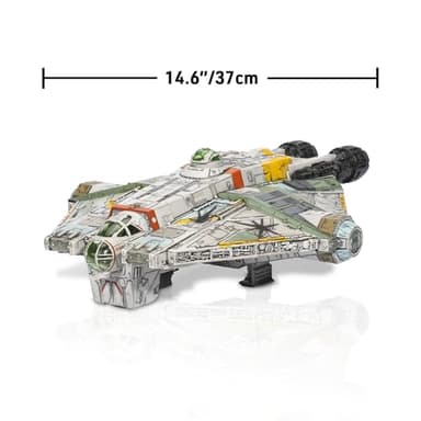 Star Wars™ Micro Galaxy Squadron Ghost (Secret Mission) - 15-Inch Vehicle with Three Additional Vehicles Plus Ten Micro Figures Accessories - Image 4