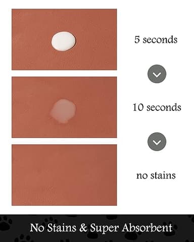 Pet Feeding Mat-Absorbent Dog Mat for Food and Water Bowl-No Stains Quick Dry Dog Water Dispenser Mat-Dog Accessories Pet Supplies-Dog Water Bowl for Messy Drinkers - Image 2