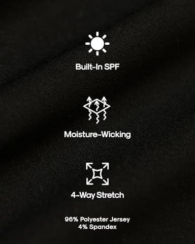 True Classic Workout Shirts for Men – Mens Shirts & Muscle Shirt for Men, Gym Shirt, Mens Tank Top and Athletic Base Layer, Quick-Dry Workout Tee, Pack of 6, Black, XL - Image 7