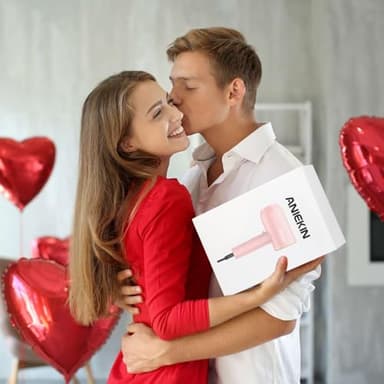 ANIEKIN Hair Dryer, 1875 Watts Fast Drying Blow Dryer with Diffuser and Concentrator, Compact Lightweight Hair Dryer for Women and Men - Image 8