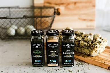 Watkins Gourmet Organic Spice Jar, Garlic Powder, 3.1 Ounce Jar, 3 Count - Image 5