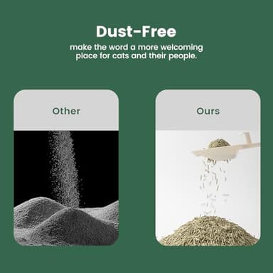 Gardner Pet Natural Tofu Cat Litter, Cat Litter with Green Tea Extract – Dust-Free, Fast Clumping, Flushable, and Odor Control for Multi-Cat Homes, 6lbs - Image 6