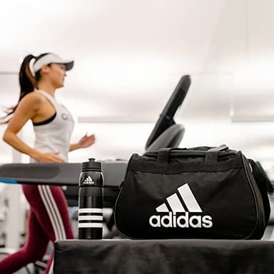 adidas Power Gym Duffel Bag – Athletic & Lightweight for Sports – Diablo, Essential Camo Black/Black/White/1.0, One Size - Image 6