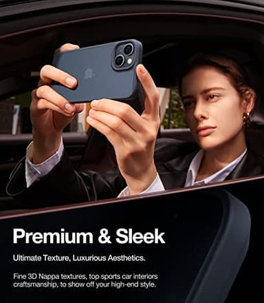 TORRAS Upgraded Shockproof for iPhone 14 Case [12FT Military Drop Protection][Sleek Premium Touch] Translucent Back & Soft Edge Slim Silicone Cover, Frosted Black - Image 6