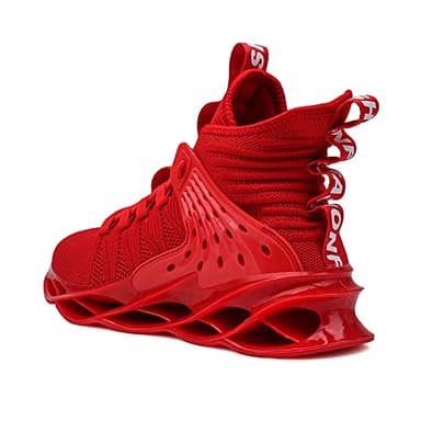 Hello MrLin Men's Running Shoes Non Slip Athletic Tennis Walking Blade Type Sneakers Hip Hop - Image 4