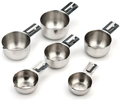 Hudson Essentials Stainless Steel Measuring Cups Set (6 Piece Set) - Image 2