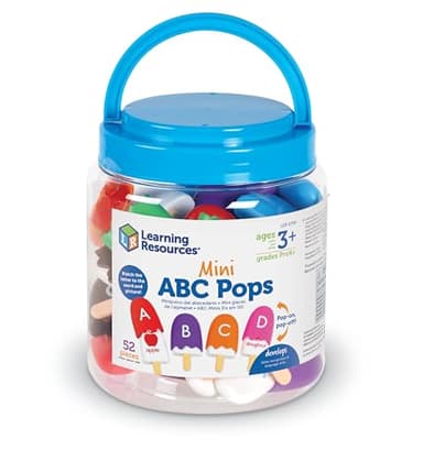 Learning Resources Mini ABC Pops – Alphabet Learning Toys, ABC Puzzle, Phonics Games for Toddlers, Fine Motor Toys, Play Food Set, Preschool Learning Activities, Sensory Bin Letters, Gifts for Kids - Image 3