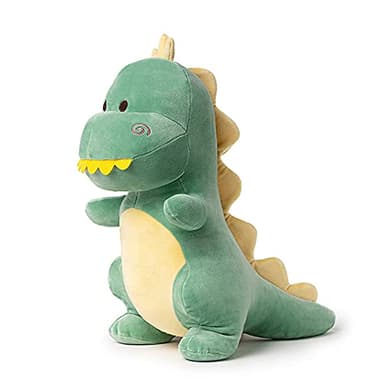 Adorlynetty Dinosaur Stuffed Animal,12“ Cute Stuffed Dinosaur Plush Soft Dino Plushie Toys for Boys Girls Baby Kids (Green) - Image 1