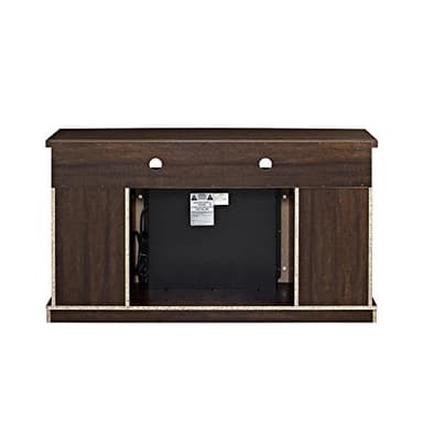 Ameriwood Home Barrow Creek Fireplace Console with Glass Doors for TVs up to 60", Espresso - Image 13