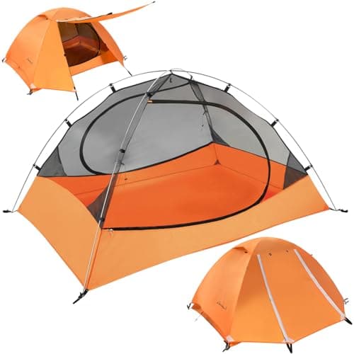 Clostnature Polaris Lightweight Backpacking Tent - 3 Person Ultralight Waterproof Camping Tent, 3 Season Large Size Easy Setup Tent for Family, Outdoor, Hiking and Mountaineering - Image 1