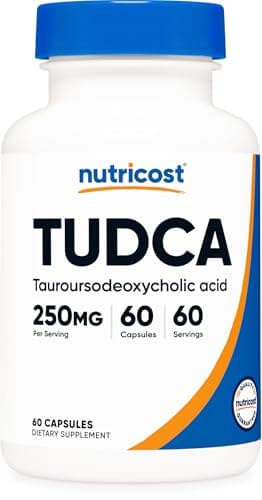 Nutricost Tudca 250mg, 60 Capsules (Tauroursodeoxycholic Acid) - Premium Quality - Image 1