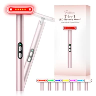 Red-Light-Therapy-for-Face, 7 in 1 LED Light Therapy Eye Equipment for Skin Care at Home Red Light Therapy Face Massager Skin Rejuvenation Light - Image 1