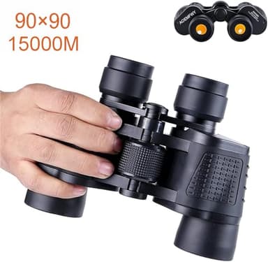 Adults Binoculars for Hunting Waterproof HD Binocular Professional with Low Light Night Vision High Powered Mini Binoculares for Bird Watching Hunting Concert Theater Camping (90 * 90) - Image 8
