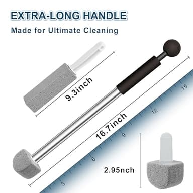 Yingmore 10 Packs Pumice Stone for Toilet Cleaning,Pumice Toilet Bowl Cleaning for Cleaning Toilet,Bathtubs,Kitchen Sink,Grill(Refill) - Image 2