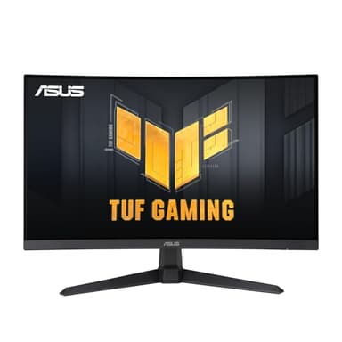 ASUS TUF Gaming 27” 1440P Curved HDR Gaming Monitor (VG27WQ3B) - QHD (2560 x 1440), 180Hz, 0.5ms, Extreme Low Motion Blur, FreeSync, 90% DCI-P3, DisplayWidget, 3 yr Warranty - Image 1