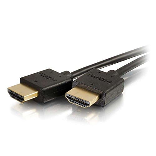 C2G HDMI Cable, 4K, High Speed HDMI Cable, 60Hz, 3 Feet (0.91 Meters), Black, Cables to Go 41363 - Image 1