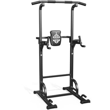 Sportsroyals Power Tower Dip Station Pull Up Bar for Home Gym Strength Training Workout Equipment, 450LBS - Image 1