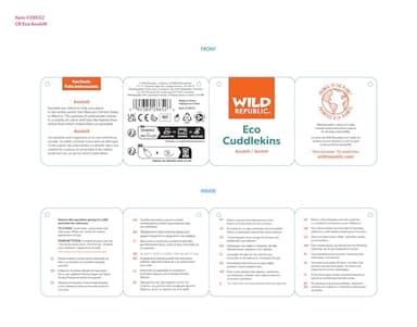 Wild Republic Cuddlekins Eco Axolotl, Stuffed Animal, 12 Inches, Plush Toy, Eco-Friendly - Image 2