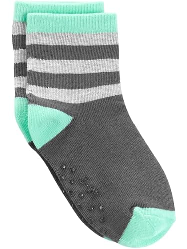 Simple Joys by Carter's Baby 12-Pack Socks, Multicolor/Dinosaur/Stripe, 4T - Image 7