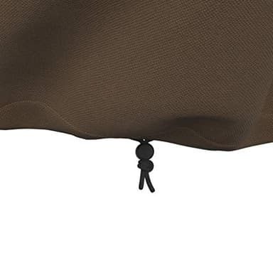 Amazon Basics Patio Chair Lounge Deep Seat, Outdoor Lawn and Patio Furniture Covers, Heavy Duty, Waterproof, Waterproof, Anti-UV, Durable, Set of 2, Beige/Tan - Image 5