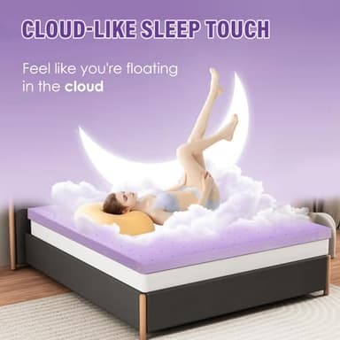 BedsPick 10 Inch Mattress, Gel Memory Foam Mattress Queen Size, Patchwork Design, Medium Feel, Pressure Relief, Spine Protection, CertiPUR-US - Image 3